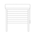 Rolläden-Icon – Rollladeninstallation und -reparatur